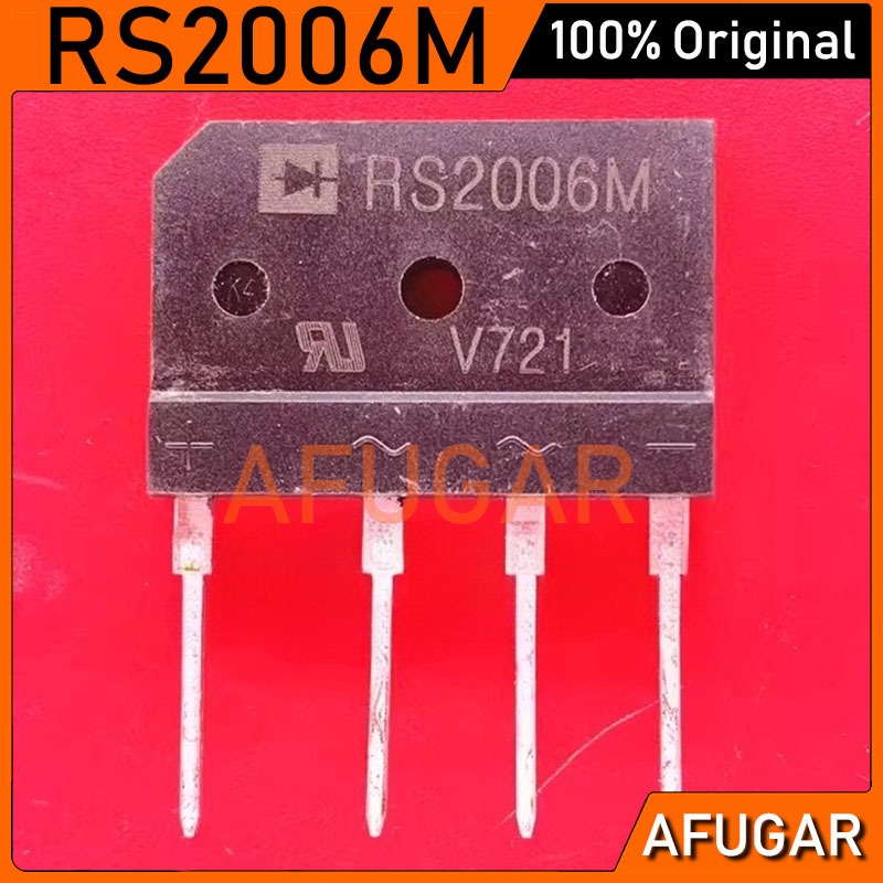 2 Chiếc RS2006M 20A / 600V Điện Từ Bếp Chỉnh Lưu Cầu Mới Ban Đầu