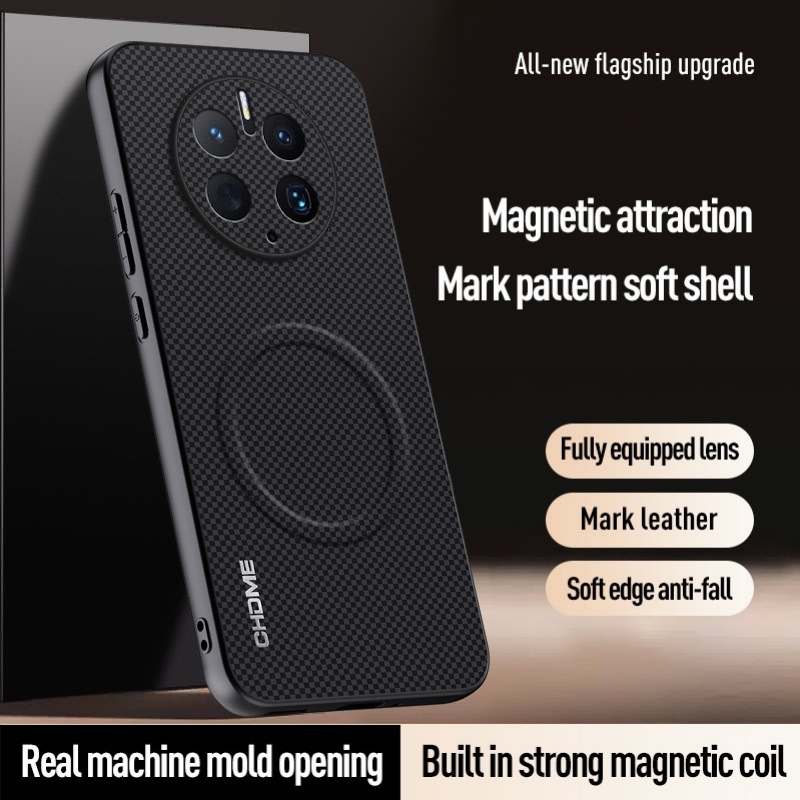 Ốp Cho Huawei Mate 50 Pro Mate50Pro Mate50 Ốp Điện Thoại Sang Trọng Mạnh Từ Tính Sạc Không Dây Gắn X