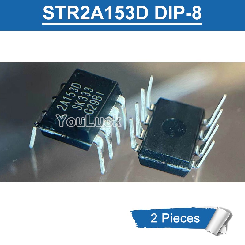 2 Chiếc STR2A153D 2A153 2A153D DIP-8 PWM Chip Điều Khiển IC Mới Ban Đầu