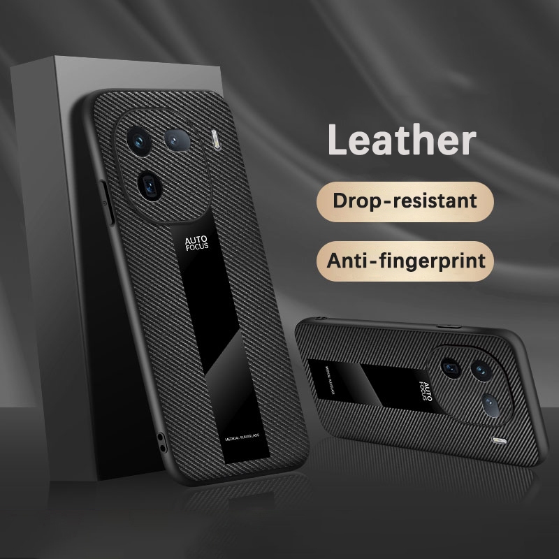 Ốp Lưng Cho vivo iQOO 12 Pro 5G iQ00 iQOO12Pro V2307A V2329A Vỏ Điện Thoại Da Acrylic Sợi Carbon Mềm