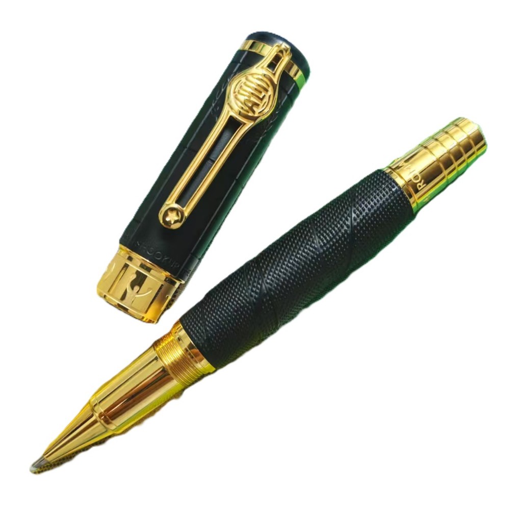 Bút chữ ký vàng đen sang trọng Muhammad Ali Polka Pen