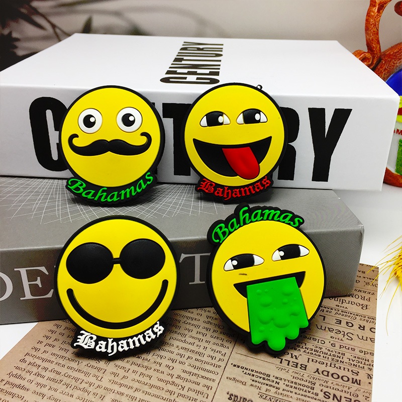 Quà lưu niệm Bahamas, nam châm tủ lạnh biểu tượng cảm xúc 3D, nam châm du lịch, quà tặng Bahamas