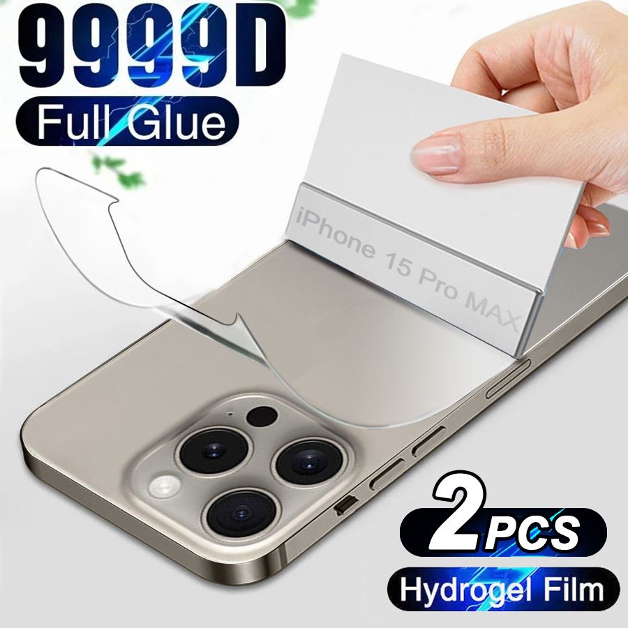 2 Pcs Miếng Dán PPF mặt sau dành cho iPhone Air 17 16 Plus 15 14 13 12 11 Pro Max