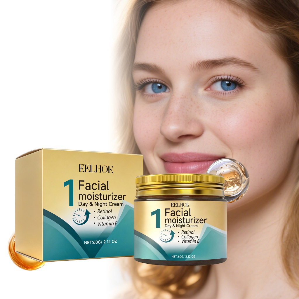 Kem dưỡng ẩm da mặt EELHOE Day & Night kèm Retinol, Collagen & Vitamin E 60g