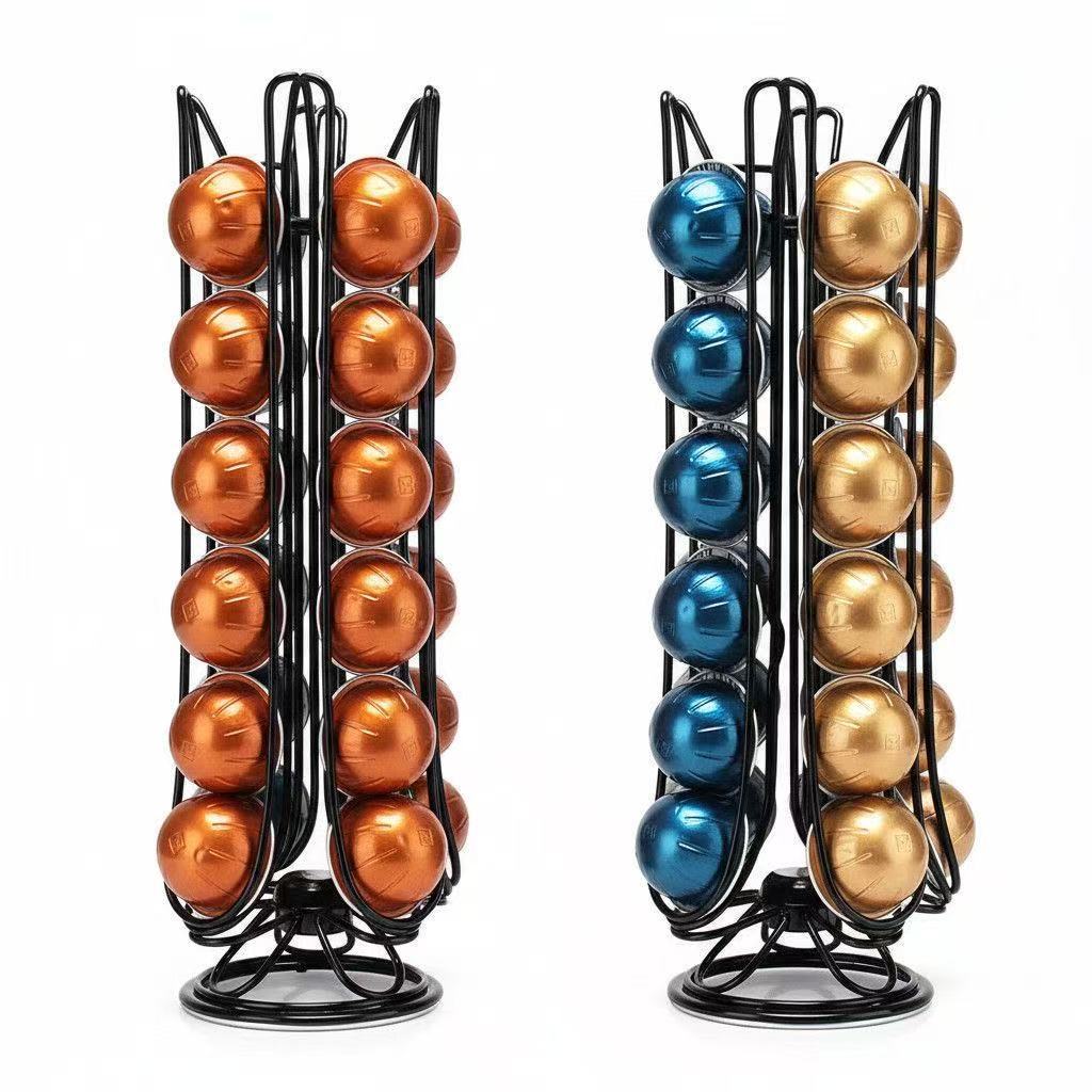 Giá đỡ cà phê Tương thích với giá tháp Pod xoay Nespresso Vertuo Pods (Không bao gồm Vertuo Pods)