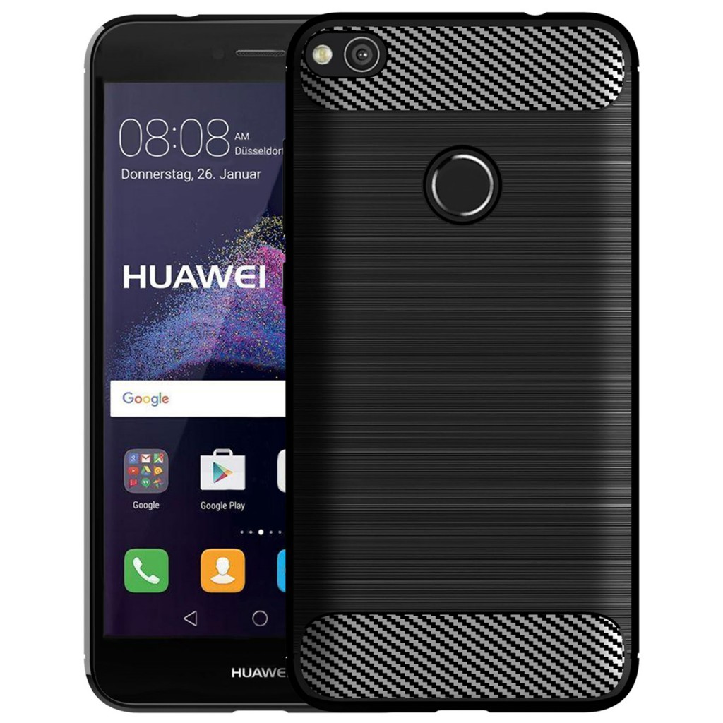 Ốp Điện Thoại Mềm Cho Huawei P8 Lite 2017 Sợi Carbon Điện Thoại Cho p8lite 2017 Ốp Lưng Silicon Coqu