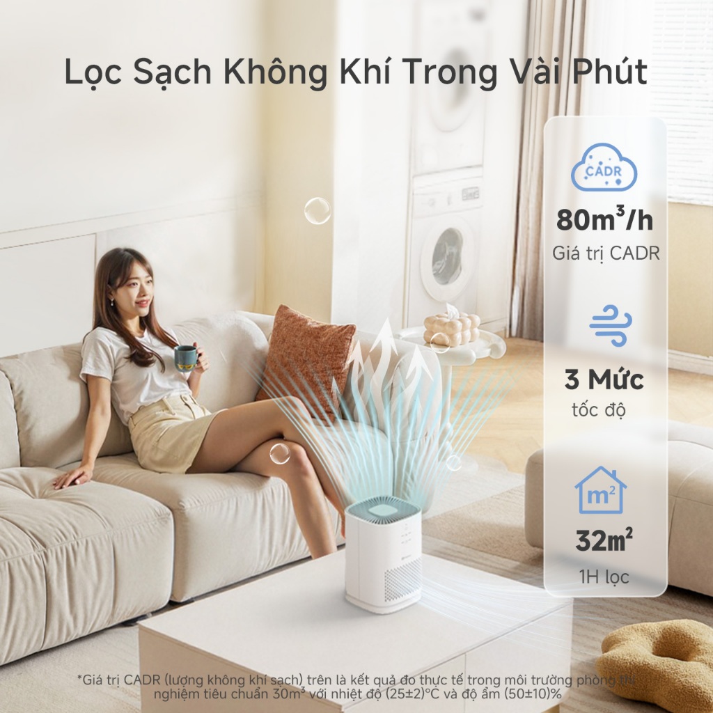 Simplus Máy Lọc Không Khí Hẹn Giờ 8 Tiếng Dành Cho Diện Tích 32㎡ Bộ Lọc HEPA H11 KQJH008 - Bảo Hành 24 Tháng | BigBuy360 - bigbuy360.vn