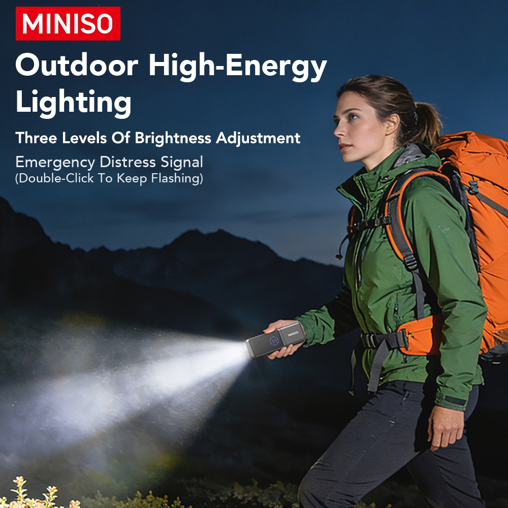 MINISO MS120 Tai nghe hỗ trợ dịch thuật AI Tai nghe Bluetooth 6.0 Tai nghe Bluetooth không dây Pin dự phòng 3000mAh Màn hình LED Đèn pin Hiển thị mức pin Chất lượng âm thanh HiFi Microphone | BigBuy360 - bigbuy360.vn