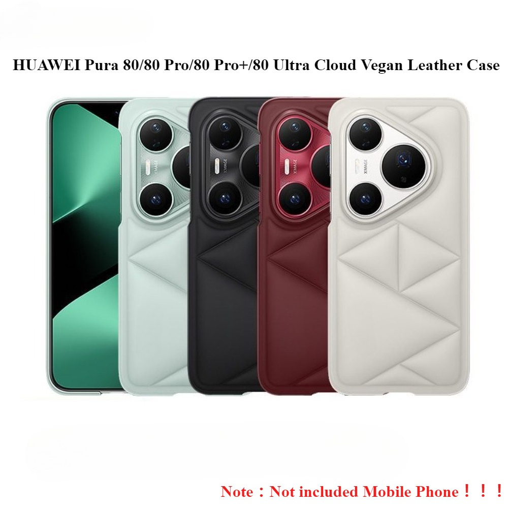 Dành cho HUAWEI Pura 80 / Pro / Pro + / Ultra Ốp lưng da nhân tạo Cloud Vegan Leather cho điện thoại