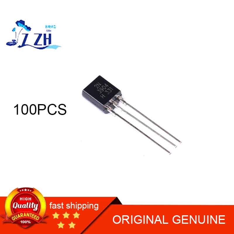 100 chiếc 2N3904 TO-92 TO92 3904 NPN Đa Năng Transistor