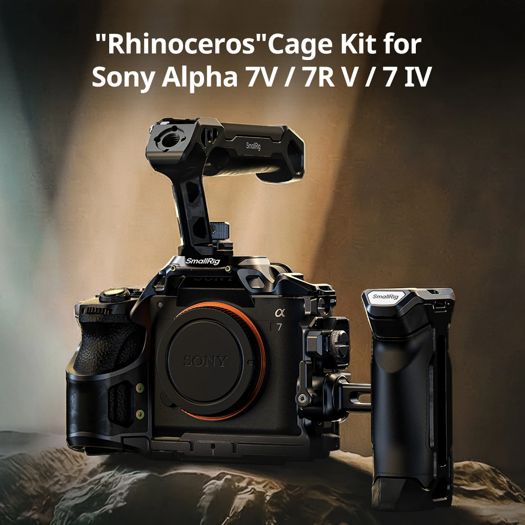 SmallRig "Rhinoceros" Lồng / Bộ Lồng / Bộ Lồng Nâng Cao Cho Sony Alpha 7 V / 7R V / 7 IV #6029 #6030
