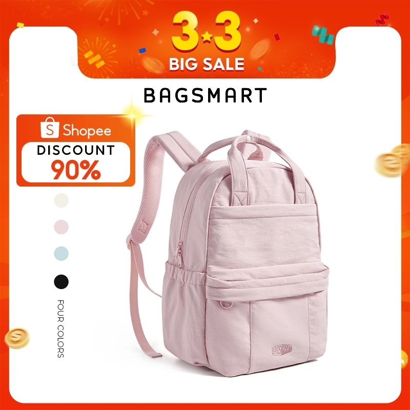 BAGSMART Ba Lô Thường Ngày Du Lịch 14.3inch Ba Lô Laptop Daypack SchoolBag Cao Đẳng Túi Đựng Sách Làm Việc Mặt Sau Máy Tính Dễ Thương Chống Nước