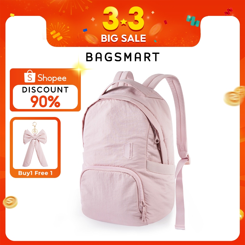 BAGSMART TÚI Ba Lô Thời Trang Nữ Du Lịch Bagpack Casual Daypack 13.3 Inch Học Đại Học Unisex LaptopBag