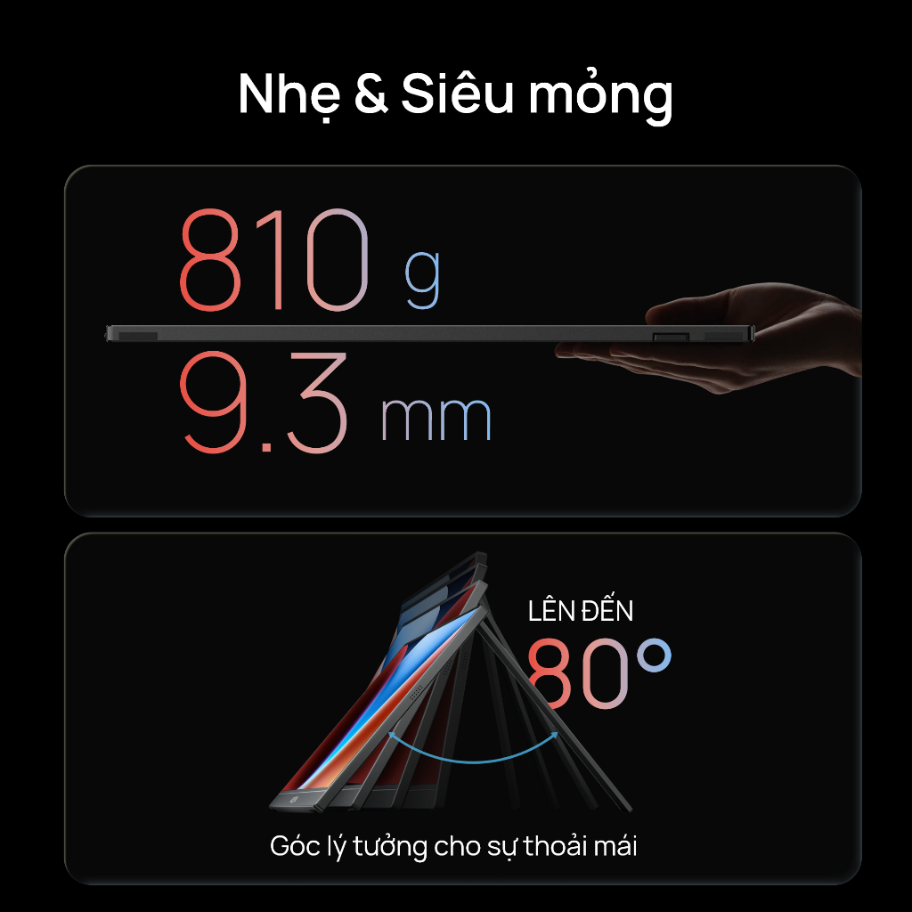 Màn hình chơi game di động ARZOPA 16.1 '' 144Hz, 100% sRGB, 1080P FHD với màn hình máy tính xách tay HDMI HDR cho Switch, PlayStation, Xbox, PS5, Mac | BigBuy360 - bigbuy360.vn