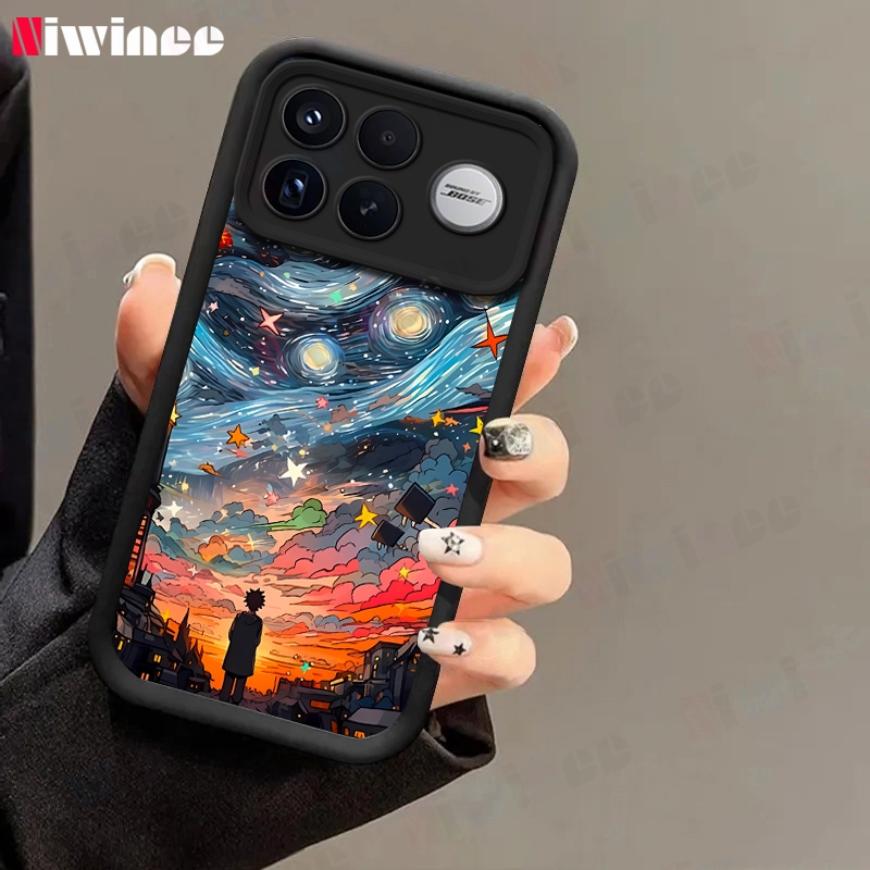 Vỏ Tương Thích Cho Redmi K90 Pro Max K90 K70 K70 Pro K80 Pro K80 K70E Thiết Kế Milky Way Tăng Cường 