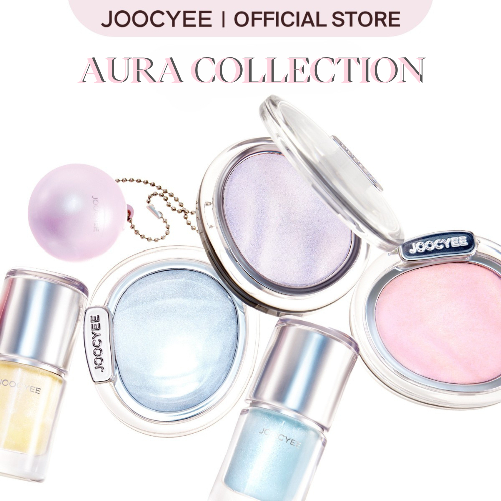 [CB KOL] Bộ sưu tập Joocyee Aura - Bộ sưu tập giới hạn mùa hè - Son bóng Blush & Highlight - Ánh sáng lấp lánh bằng thủy tinh, Hoàn thiện phát sáng sương mù