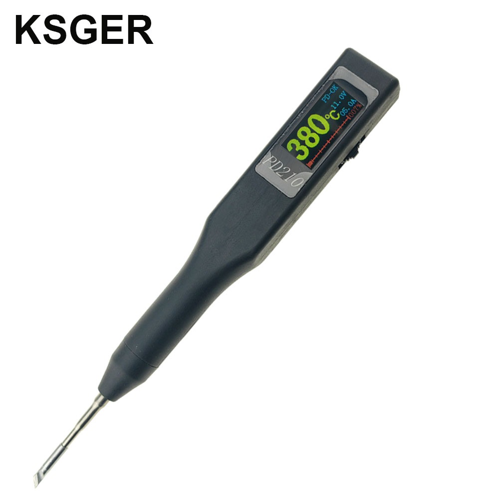 KSGER C210 Trạm Hàn Di Động Cho Đầu Sắt JBC 1.3 Inch PD210 TFT Bộ Điều Khiển DIY Dụng Cụ Điện Tự Độn