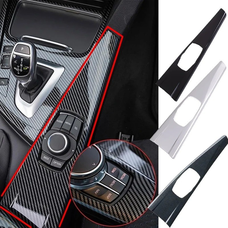Bảng điều khiển trung tâm bằng sợi Carbon Air Vent Panel Cover Trim BMW F30 F31 F32 F34 F36