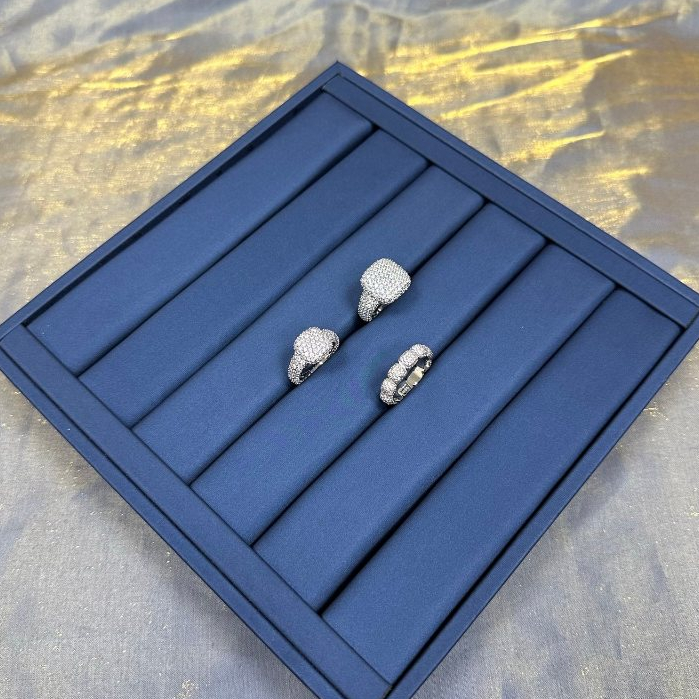 Nhẫn bạc APM Monaco Flocons de Neige phong cách thời thượng, phù hợp làm quà tặng