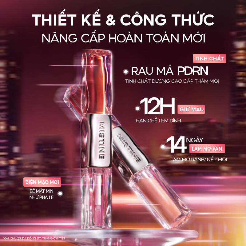 【 Phiên bản nâng cấp 】MISTINE Hai kiểu trang điểm môi Mềm mịn mỏng nhẹ Khóa màu bền lâu Không dễ dính cốc 1.5g+1.5g | BigBuy360 - bigbuy360.vn