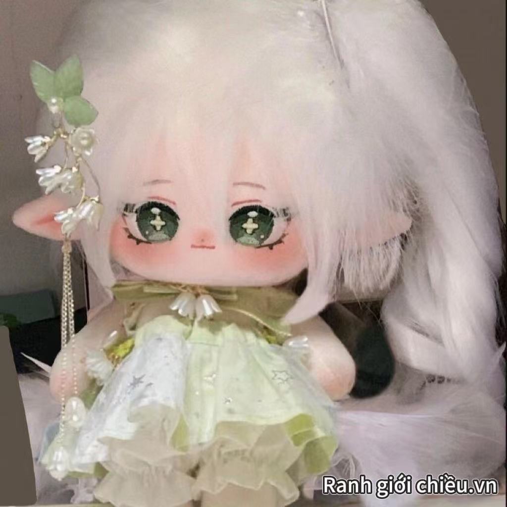 ✨Genshin Impact✨ 20cm Nahida Búp bê bông Hàng chính hãng Búp bê Anime Thêu hoa trắng quà sinh nhật