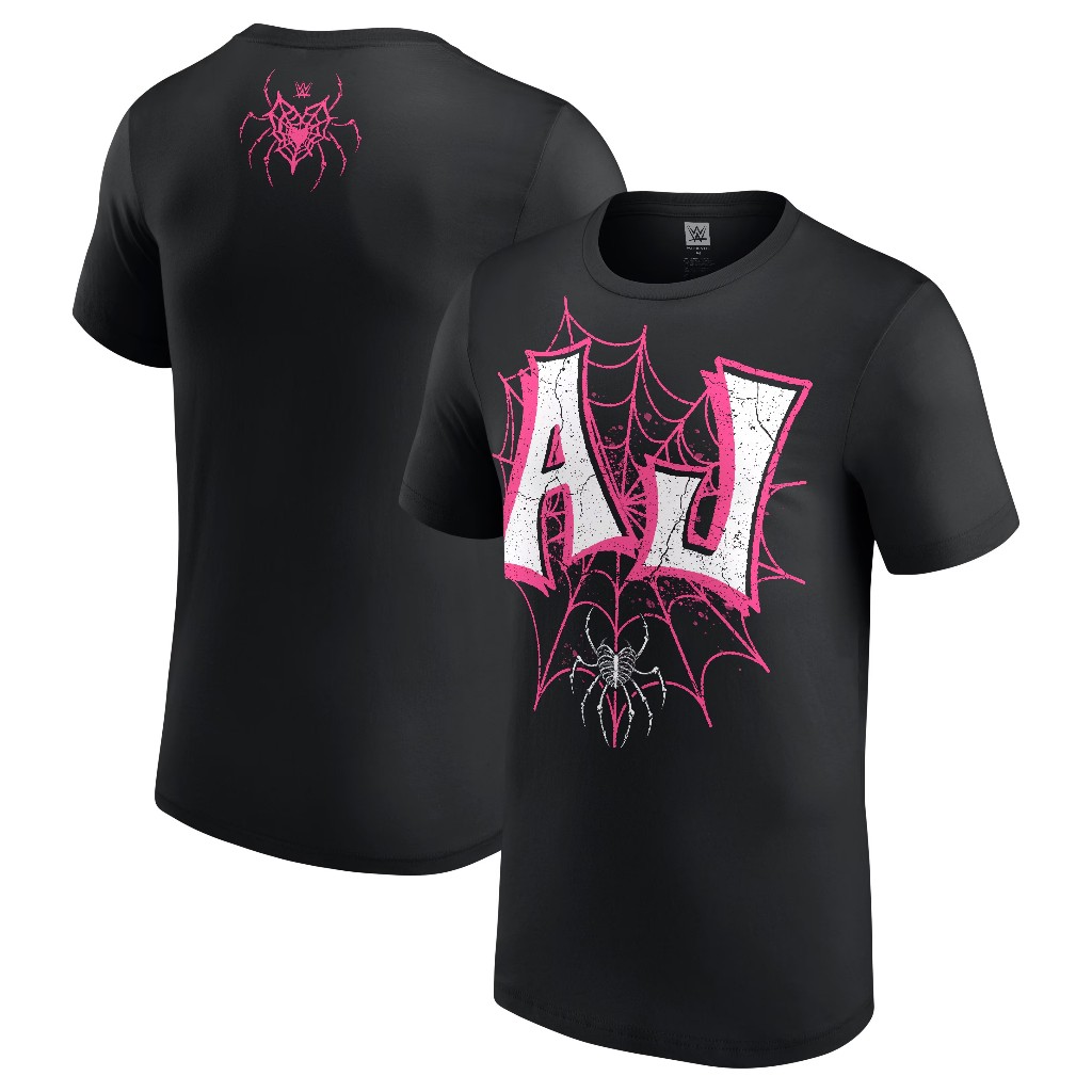 Áo thun nam màu đen AJ Lee Pink
