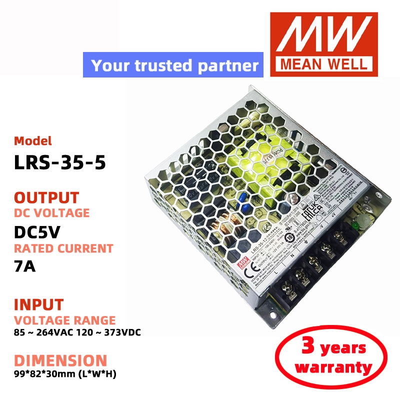 MEAN WELL LRS-35-24 LRS-35-5 LRS-35-12 LRS-35-36 LRS-35-48 Chuyển mạch Nguồn điện Meanwell DC