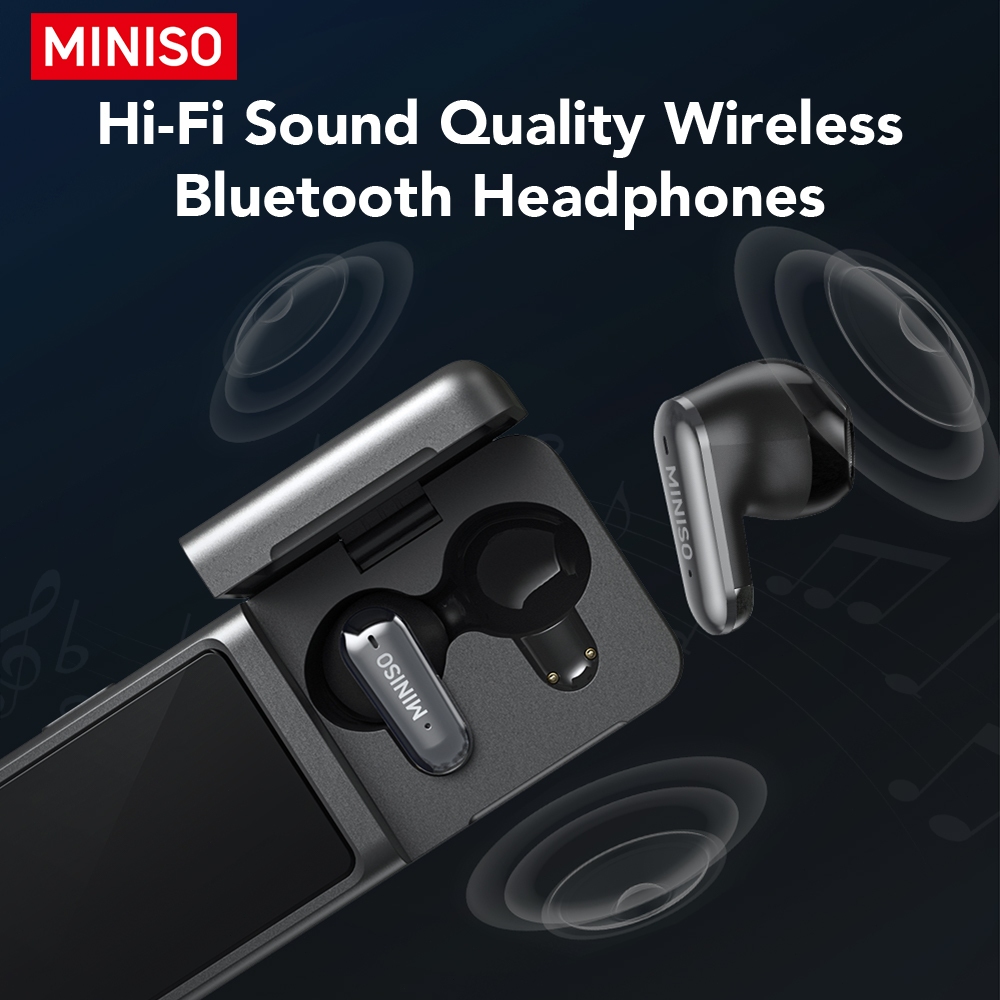 Tai nghe dịch thuật không dây MINISO MS120 AI 3 trong 1 (Power Bank / Đèn pin / Âm thanh HiFi) Tai nghe Bluetooth đa chức năng cần thiết cho du lịch ngoài trời | BigBuy360 - bigbuy360.vn