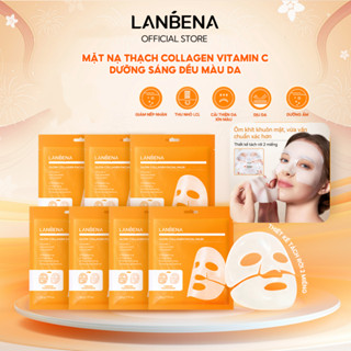 LANBENA Mặt Nạ Thạch  (34g) - Dưỡng Sáng Trắng Da, Chống Lão Hoá Giảm Nhăn Làm Dịu Trẻ Hoá Da Vitamin C  Skincare