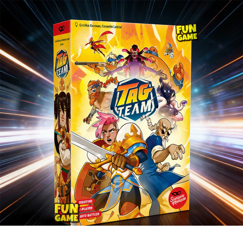 Trò chơi bảng chiến đấu tự động 2 người chơi < TAG TEAM > Trò chơi bài -- Nhịp điệu nhanh Chiến đấu 