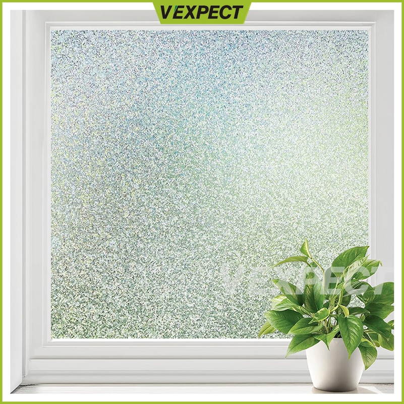 Decal Dán Cửa Kính Mờ, Giấy Dán Cửa Kính Riêng Tư, Miếng Dán Kính Chống Nắng, Không Dính