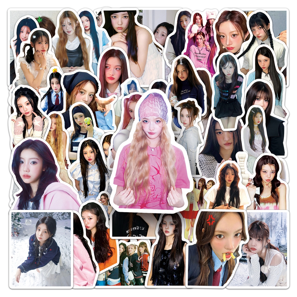 10 / 51 ILLIT Girls 'Group Sticker - Vật liệu ngoại vi hỗ trợ quạt để trang trí nhật ký