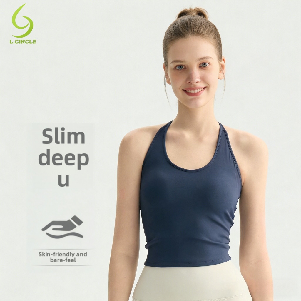 [L.CIRCLE] Áo ngực thể thao Yoga Uneck Khỏa thân
