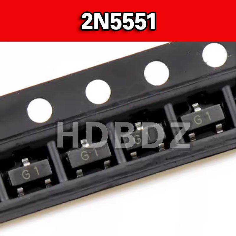 50 ~ 100 chiếc MMBT5551LT1G SOT-23 G1 2N5551 SMD Triode IC SMD