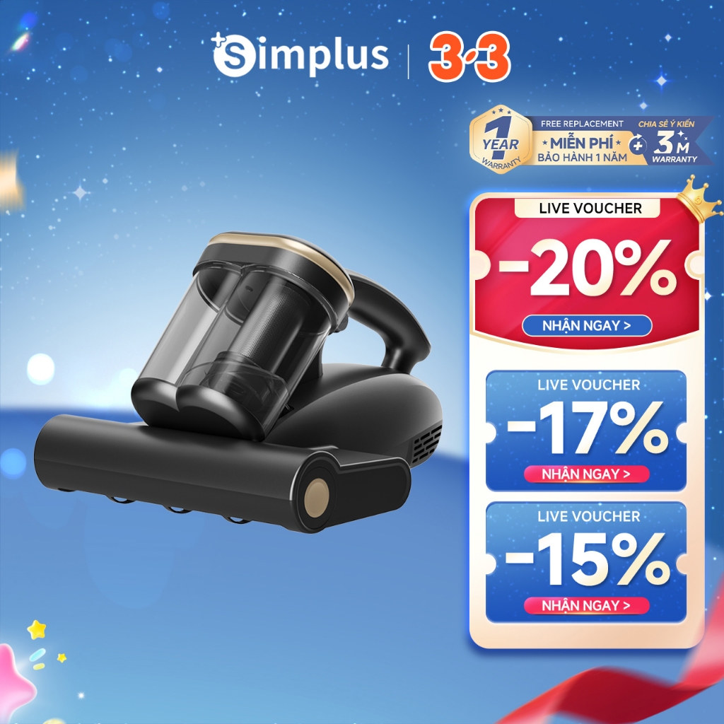 Máy hút bụi giường nệm Simplus