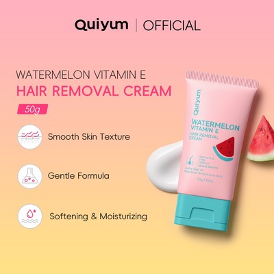 KEM TÓC TÓC QUIYUM WATERMELON VITAMIN E – Công thức 5 phút hành động nhanh với dưa hấu & Vitamin E | Nhẹ nhàng & dưỡng ẩm cho mọi loại da