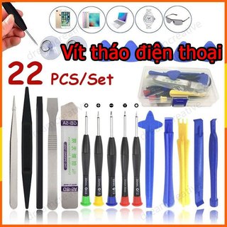 22 Trong 1 Vít tháo điện thoại - Bộ dụng cụ tháo mở màn hình cho Máy Tính Bảng Sửa Chữa