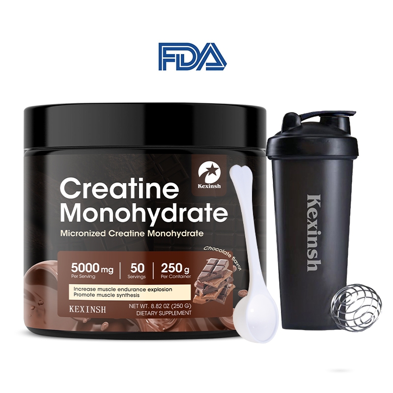 Kexinsh & MuscleTech Creatine Monohydrate - Phục Hồi Sau Gym, Máy Lắc & Bình Nước