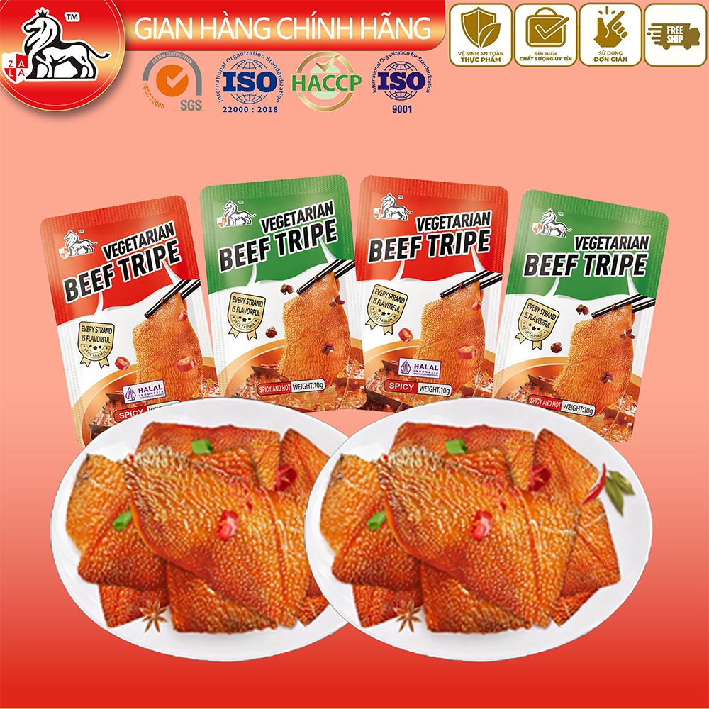 Ganyuan đồ ăn nhanh sách bò chay Konjac SHREDS xách bò chay từ củ nưa ăn liền đồ ăn vặt thư giãn cay thơm ít béo đỡ thèm ngon miệng - Food