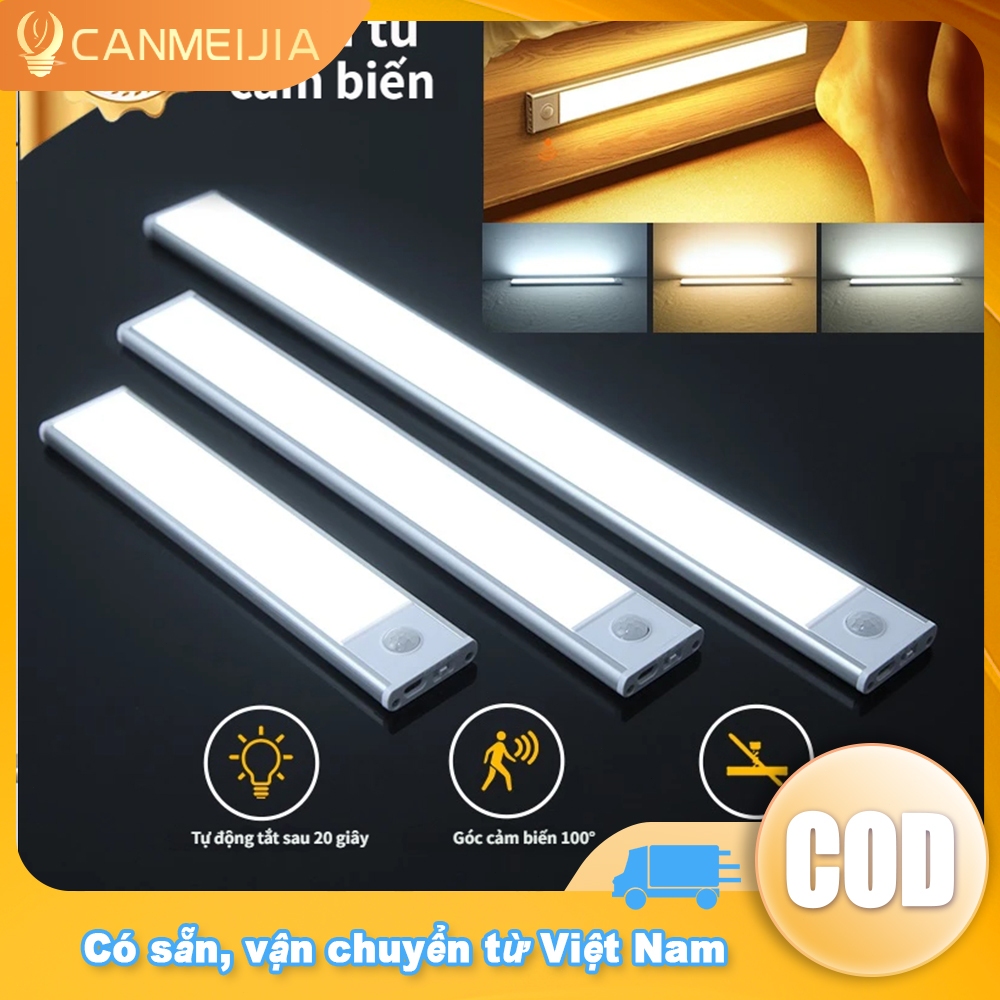 Đèn Cảm Biến,Đèn Led Cảm Trí,Chuyển Động Không Dây Thông Minh Dèn ngủ 10/20/30/40/50cm -Gắn Cầu Than