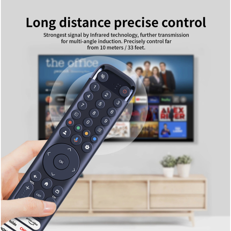 RC833 GUB1 Thay thế bằng giọng nói Điều khiển từ xa Tương thích với TCL RC833-GUB1 RC833 GUB1 RC833G