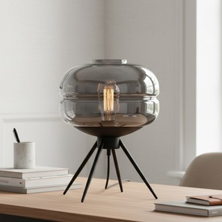 Đèn Bàn Công Nghiệp Cổ Điển Bóng Đèn Edison E27 Đèn Bàn Kính Bauhaus Hiện Đại Đèn Bàn Độc Đáo Đèn Đọc Sách Đầu Giường
