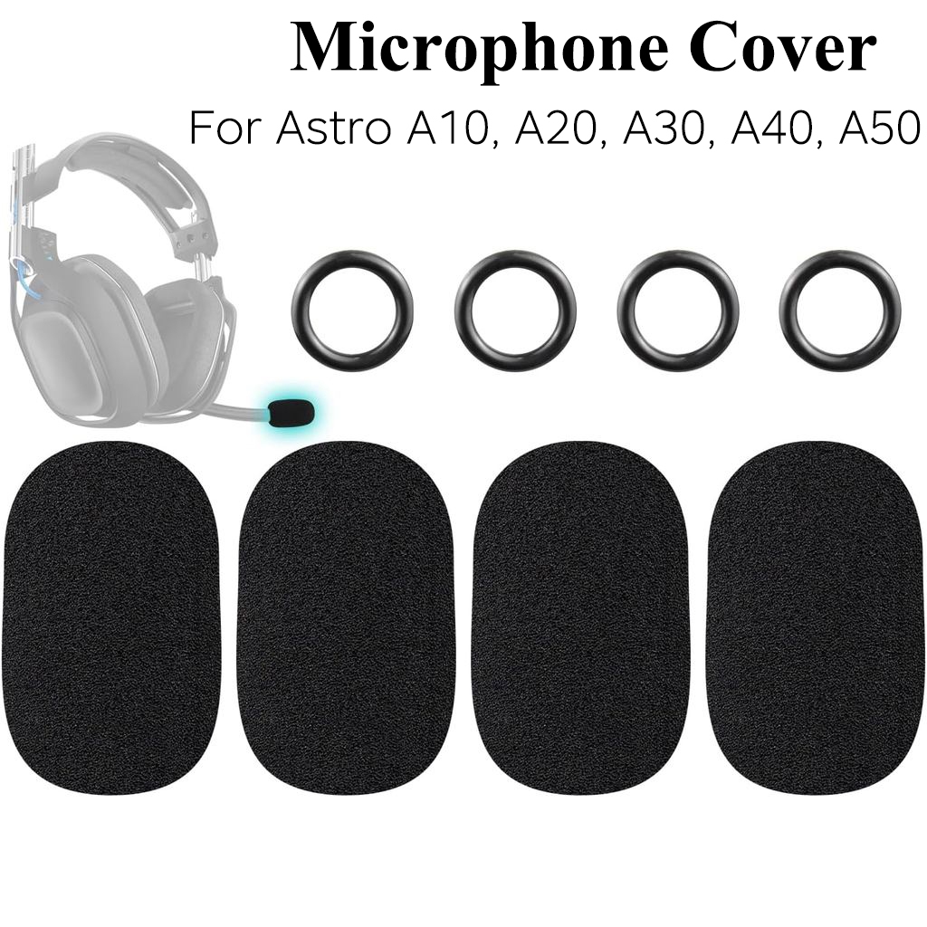 4 Vỏ Micro Cho Astro A10 Gen 1 / 2, A20 Gen 1 / 2, A30 / A30 Lightspeed, A40 Gen 1 / 2 / TR, Tai Ngh