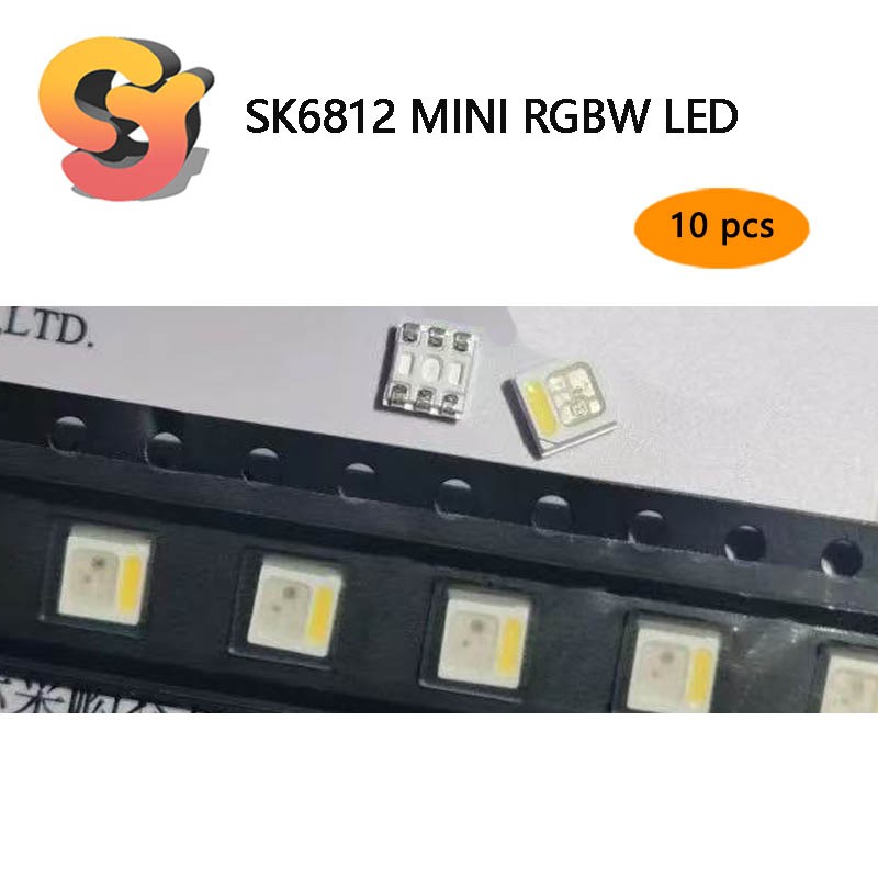 [Sẵn Sàng Cung Cấp] 10 Chiếc SK6812 MINI RGBW Đèn LED Hạt Tích Hợp IC Full Màu Đèn Ma Thuật Hạt RGBW