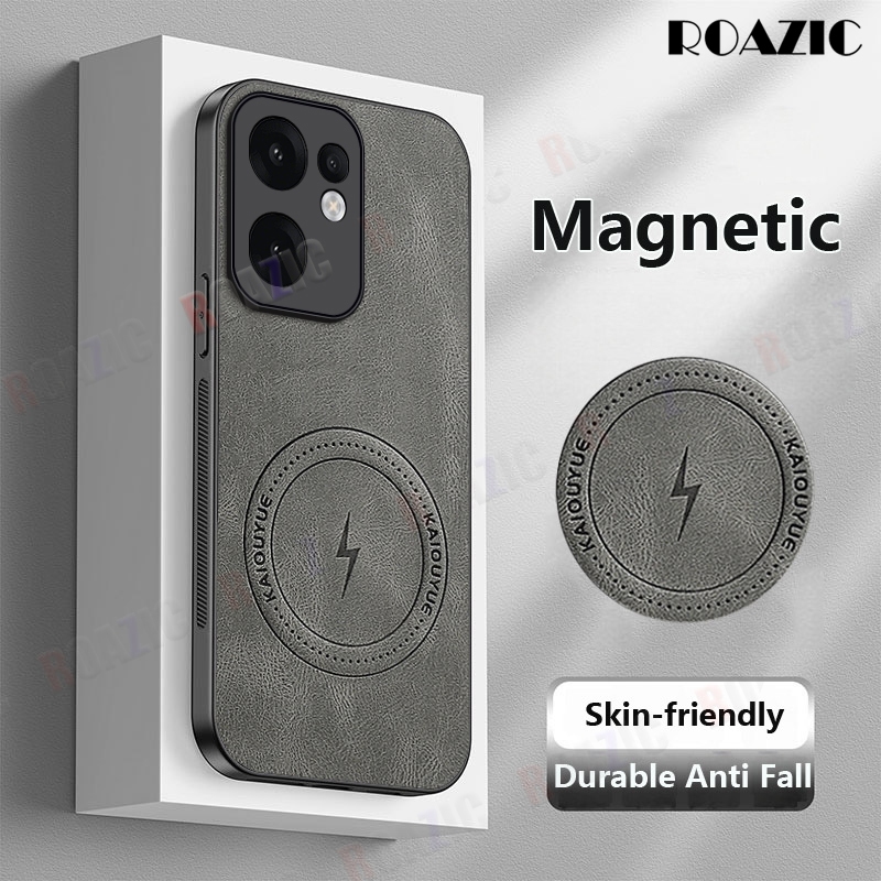 Vỏ Da PU Cao Cấp Tương Thích Cho OPPO Reno 13F 13F 5G 13F 4G 13 Pro 5G 13 5G Lightning Bảo Vệ Camera