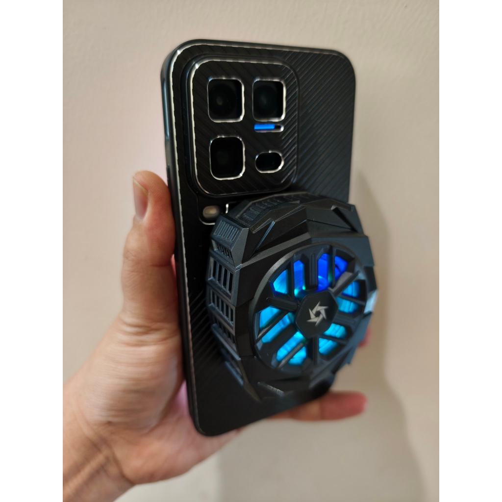 Dành Cho Vivo iqoo 15 Siêu Trò Chơi Vỏ Điện Thoại Nhôm Tản Nhiệt Cho iqoo15 Nắp Quạt Làm Mát Cho iqo