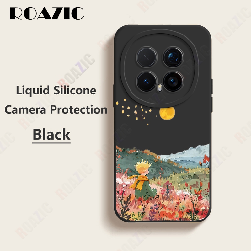 Vỏ TPU Silicon Lỏng Tương Thích Cho Honor Magic 8 7 6 5 4 Pro 5G Hoàng Tử Bé Thưởng Thức Thiết Kế Ph
