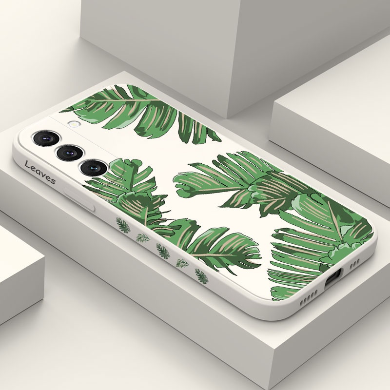 Ốp Điện Thoại Lá Xanh Cho Samsung Galaxy A57 A37 A17 A07 4G 5G