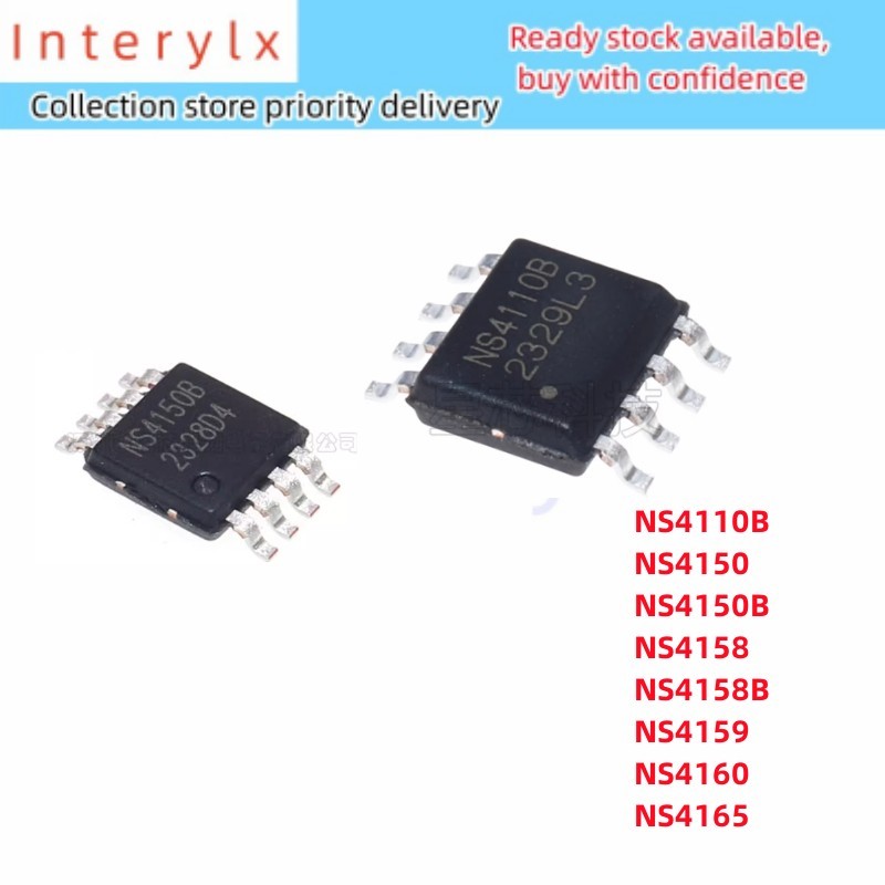 5 Cái / lốc NS4110B NS4150 NS4150B NS4158 NS4158B NS4159 NS4160 NS4165 Miếng Dán SOP-8 MSOP-8 Bộ Khu