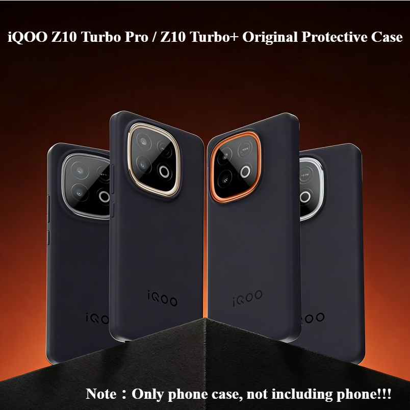 Ốp bảo vệ chính hãng Vivo iQOO Z10 Turbo / Z10 Turbo Pro / Z10 Turbo + / Y300 GT Black COD